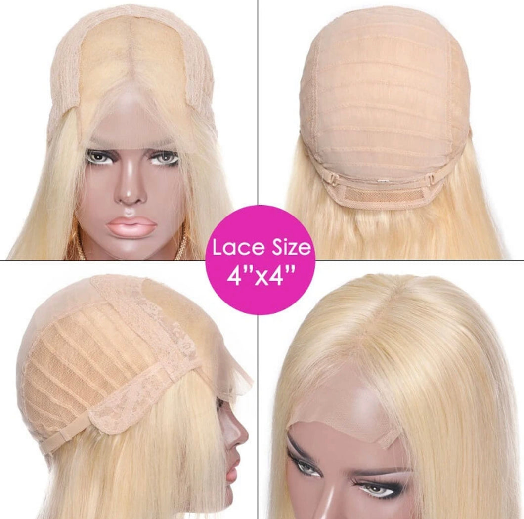 4x4 & 5x5 613 Transparent Lace Wigs